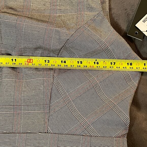 XOXO Grey Plaid Sleevless Dress NWT (L) - Picture 10 of 10
